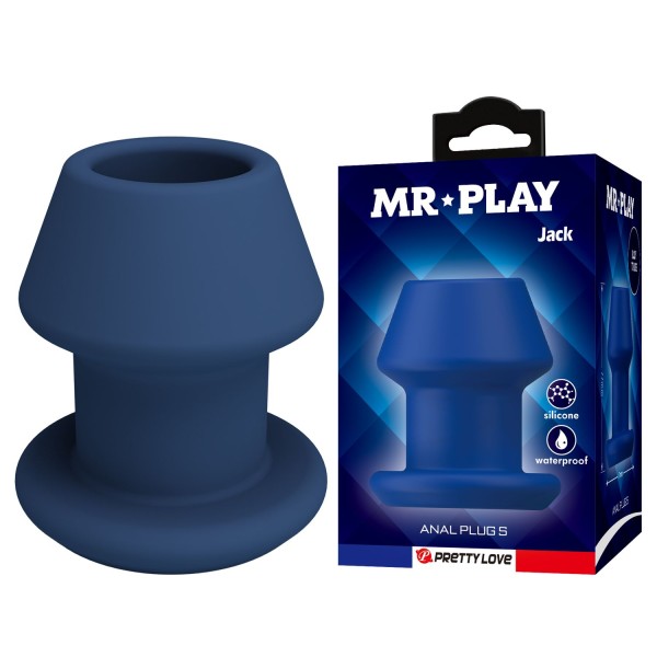 Синий анальный расширитель Jack Anal Plug S - 7,7 см. Синий анальный расширитель Jack Anal Plug S - 7,7 см.