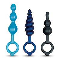 Набор из 3 силиконовых анальных стимуляторов Beaded Butties Bundle Набор из 3 силиконовых анальных стимуляторов Beaded Butties Bundle