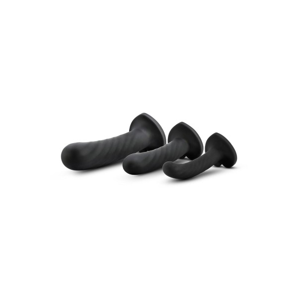 Набор из 3 стимуляторов со спиралевидным рельефом Twist Kit