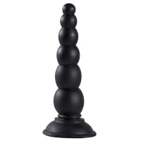 Чёрная анальная пробка-ёлочка MENZSTUFF BEADED PROBE - 16,5 см. Чёрная анальная пробка-ёлочка MENZSTUFF BEADED PROBE - 16,5 см.