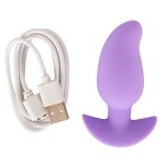 Сиреневая анальная пробка с вибрацией Cuties Vibrating Mini Butt Plug - 8 см. Сиреневая анальная пробка с вибрацией Cuties Vibrating Mini Butt Plug - 8 см.
