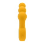 Желтая анальная вибропробка Bumble - 14,9 см.