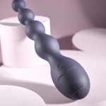 Серый вибростимулятор Rumpy Bumpy - 17,5 см.