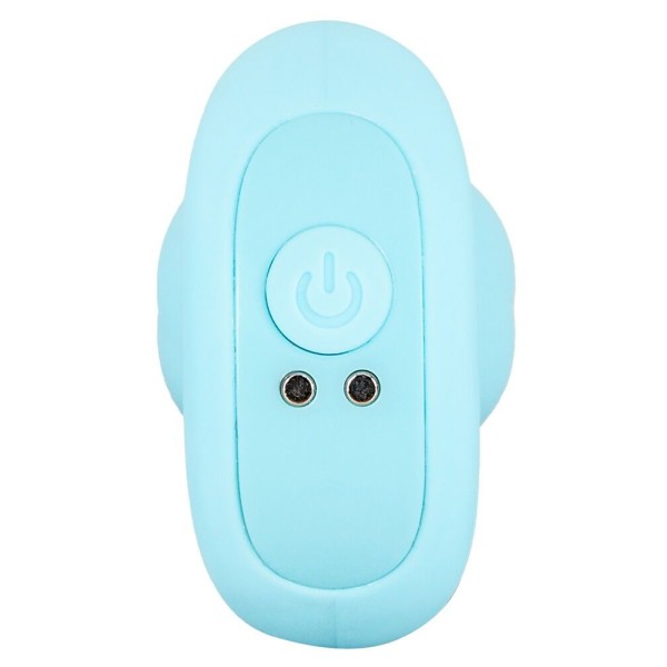 Голубая анальная пробка с вибрацией Cuties Vibrating Mini Butt Plug - 8 см. Голубая анальная пробка с вибрацией Cuties Vibrating Mini Butt Plug - 8 см.