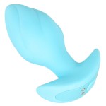 Голубая анальная пробка с вибрацией Cuties Vibrating Mini Butt Plug - 8 см. Голубая анальная пробка с вибрацией Cuties Vibrating Mini Butt Plug - 8 см.