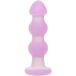 Сиреневая анальная пробка-ёлочка Beaded Probe - 10,7 см.