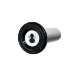 Черный стеклянный мини-вибратор - 10 см. Черный стеклянный мини-вибратор - 10 см.