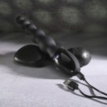 Черный анальный вибростимулятор Backdoor Baton - 24,1 см.