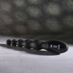 Черный анальный вибростимулятор Backdoor Baton - 24,1 см.