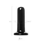 Черный стеклянный мини-вибратор - 10 см. Черный стеклянный мини-вибратор - 10 см.