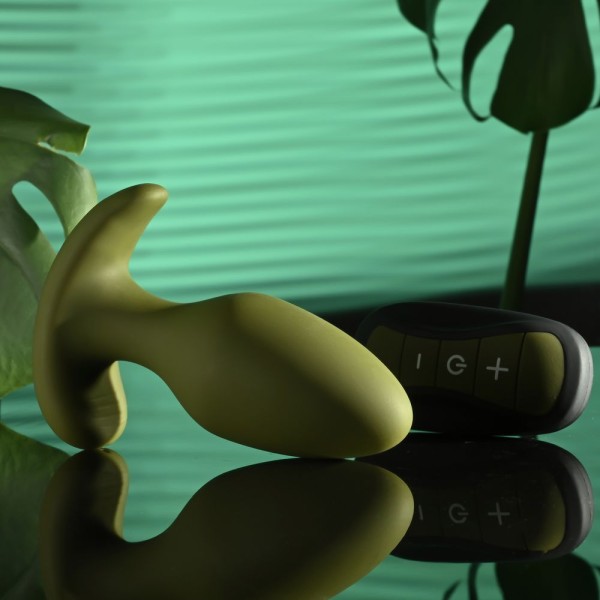 Анальная вибропробка The Colonel цвета хаки - 10,2 см. Анальная вибропробка The Colonel цвета хаки - 10,2 см.