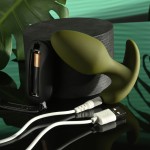 Анальная вибропробка The Colonel цвета хаки - 10,2 см. Анальная вибропробка The Colonel цвета хаки - 10,2 см.