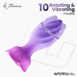 Интерактивная анальная вибропробка с вращением Moxy