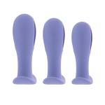 Набор из 3 анальных пробок с вибропулей Hole Punch Plug Set