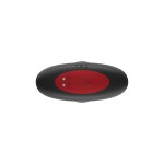 Черная анальная вибропробка Anal Vibrator с пультом ДУ - 13,5 см.