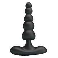Черный анальный вибростимулятор Corban - 12 см. Черный анальный вибростимулятор Corban - 12 см.