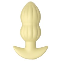 Желтая анальная пробка с вибрацией Cuties Vibrating Mini Butt Plug - 8 см. Желтая анальная пробка с вибрацией Cuties Vibrating Mini Butt Plug - 8 см.
