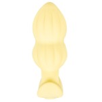 Желтая анальная пробка с вибрацией Cuties Vibrating Mini Butt Plug - 8 см. Желтая анальная пробка с вибрацией Cuties Vibrating Mini Butt Plug - 8 см.