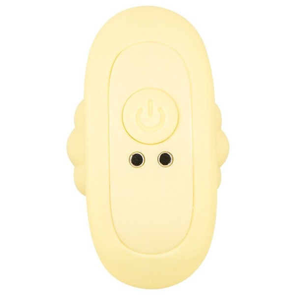 Желтая анальная пробка с вибрацией Cuties Vibrating Mini Butt Plug - 8 см. Желтая анальная пробка с вибрацией Cuties Vibrating Mini Butt Plug - 8 см.