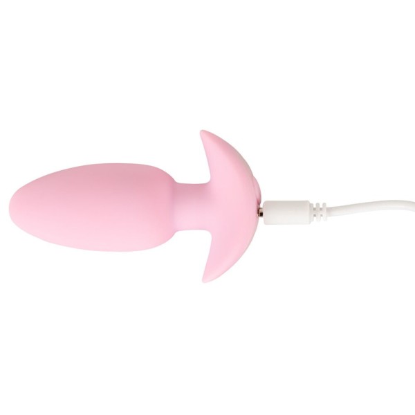 Розовая анальная пробка с вибрацией Cuties Vibrating Mini Butt Plug - 8 см. Розовая анальная пробка с вибрацией Cuties Vibrating Mini Butt Plug - 8 см.