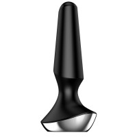Черная анальная пробка с вибрацией Satisfyer Plug-ilicious 2 - 14 см. Черная анальная пробка с вибрацией Satisfyer Plug-ilicious 2 - 14 см.