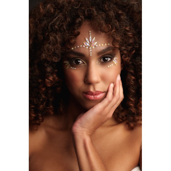 Декоративное украшение из камней на клеевой основе Body Jewelry Stickers