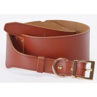 Ремень из натуральной кожи карамельного цвета - размер S Ремень из натуральной кожи карамельного цвета - размер S