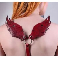 Кожаная портупея Крылья