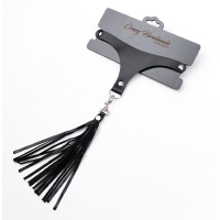 Черный чокер с кисточкой на карабине Черный чокер с кисточкой на карабине