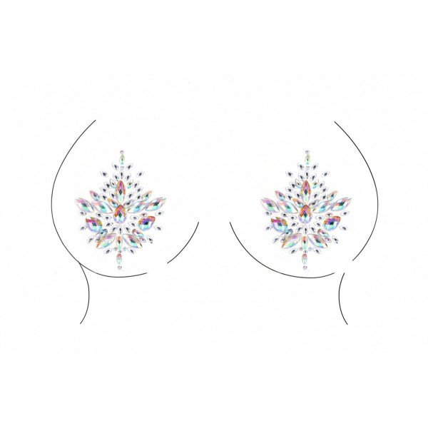 Сверкающие пэстисы Dazzling Nipple Bling Sticker