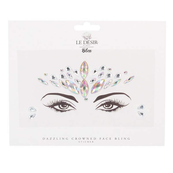Украшение на лицо Dazzling Crowned Face