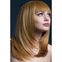 Рыжеватый парик со стрижкой лесенкой Рыжеватый парик со стрижкой лесенкой