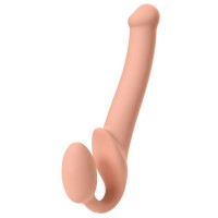 Телесный безремневой страпон Silicone Bendable Strap-On M Телесный безремневой страпон Silicone Bendable Strap-On M