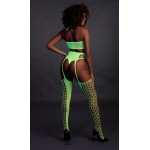Роскошный комплект белья Two Piece with Crop Top and Stockings