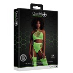 Роскошный комплект белья Two Piece with Crop Top and Stockings