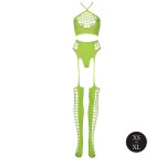 Роскошный комплект белья Two Piece with Crop Top and Stockings