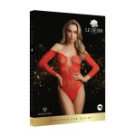 Изящное боди Wonder Rhinestone Bodysuit с длинным рукавом