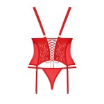 Корсаж Blossmina из эластичной ткани с кружевными вставками