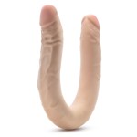 Телесный двусторонний фаллоимитатор 16.5 Inch Double Dong - 41,9 см.