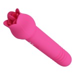 Розовый двусторонний вибратор Chaley Розовый двусторонний вибратор Chaley