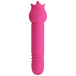 Розовый двусторонний вибратор Chaley Розовый двусторонний вибратор Chaley