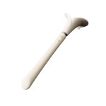 Бежевый двусторонний вибромассажёр Calla