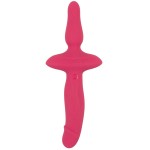 Розовый двусторонний вибратор 2in1 Vibrator Butt Plug Розовый двусторонний вибратор 2in1 Vibrator Butt Plug