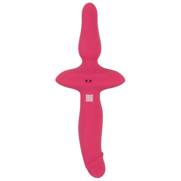 Розовый двусторонний вибратор 2in1 Vibrator Butt Plug Розовый двусторонний вибратор 2in1 Vibrator Butt Plug