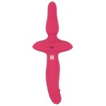 Розовый двусторонний вибратор 2in1 Vibrator Butt Plug Розовый двусторонний вибратор 2in1 Vibrator Butt Plug