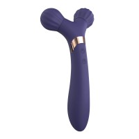 Темно-синий двусторонний вибромассажёр Fireball Темно-синий двусторонний вибромассажёр Fireball