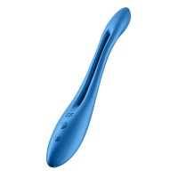 Синий многофункциональный вибратор для пар Satisfyer Elastic Game Синий многофункциональный вибратор для пар Satisfyer Elastic Game
