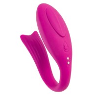 Розовый вибратор для пар Dolphy с пультом ДУ Розовый вибратор для пар Dolphy с пультом ДУ