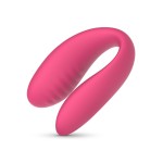 Розовый интерактивный вибростимулятор для пар Orio