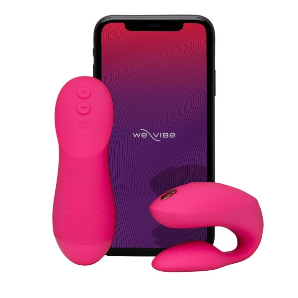 Розовый вибратор для пар We-Vibe Chorus Pro Розовый вибратор для пар We-Vibe Chorus Pro